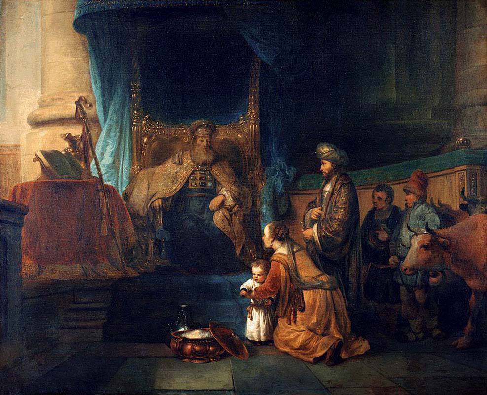 Hannah Presenting his Son Samuel to the Priest Eli